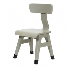 Sedia in legno per bambini - verde oliva