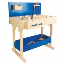 Banco da lavoro grande per bambini Blu