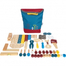 Zaino porta attrezzi per costruire con le listarelle forate