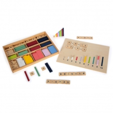 Scatola gioco della matematica con i regoli