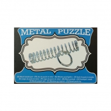 Rompicapo in metallo - Scatolina blu acceso