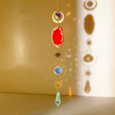 Acchiappasole da appendere - Agata rosso