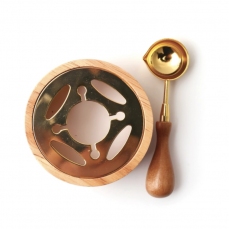 Cera lacca - Set fornello e cucchiaio