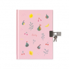 Diario segreto con lucchetto - Rosa