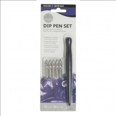 Confezione penna stilografica (5 pennini diverse misure)