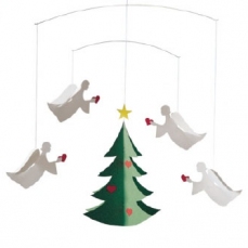 Decorazione natalizia Angeli dell'Amore- da appendere