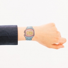 You're late (Blue) - Tatuaggio temporaneo Orologio Tattly