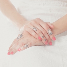 Diamonds - Tatuaggio temporaneo Diamanti Tattly