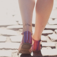 Be Happy - Tatuaggio temporaneo Tattly