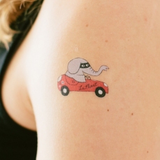 Le Phant Elephant - Tatuaggio temporaneo Tattly