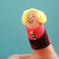 Burattini sulle dita: Cathy