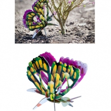 Farfalla da costruire - in cartone riciclato