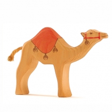 Presepe Grande in Legno - Dromedario con drappo