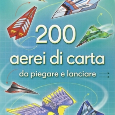 200 aerei di carta da piegare e lanciare - con fogli staccabili