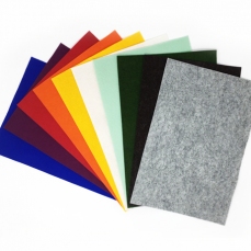 Feltro pannolenci pura lana colori vari - 10 fogli