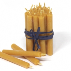 Candeline in pura cera d'api - 10,5cm (confezione da 20 pezzi)