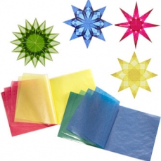 Carta oleata colori natalizi - 100 fogli 16x16 cm