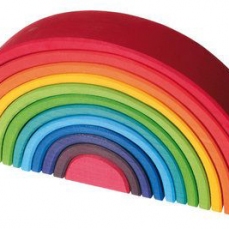 Arco dei colori arcobaleno rosso - grande 38 cm