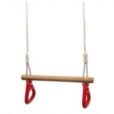 Altalena con anelli da ginnastica