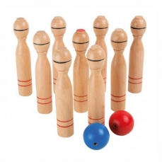 Birilli in legno piccoli - cm 16
