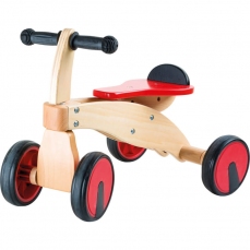 Triciclo rosso in legno