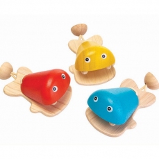 Nacchere in legno colorate - 1 pezzo