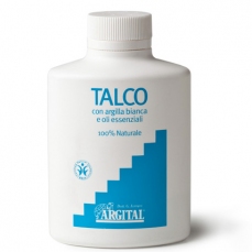 Talco (argilla bianca, puri oli essenziali di menta piperita, timo, limone)