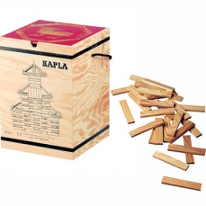 Kapla 280 pezzi con scatola di legno e libro