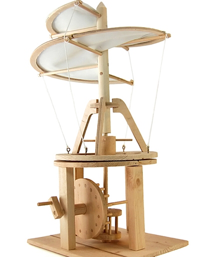 Costruisci l'Elicottero di Leonardo Da Vinci