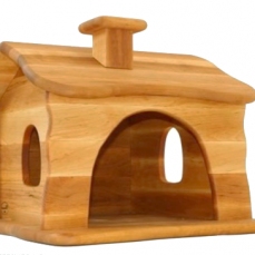 Casa in legno per le bambole e i nanetti