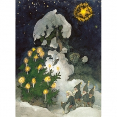 Calendario dell'Avvento Grande - L'albero di Natale di Ernst Kreidolf