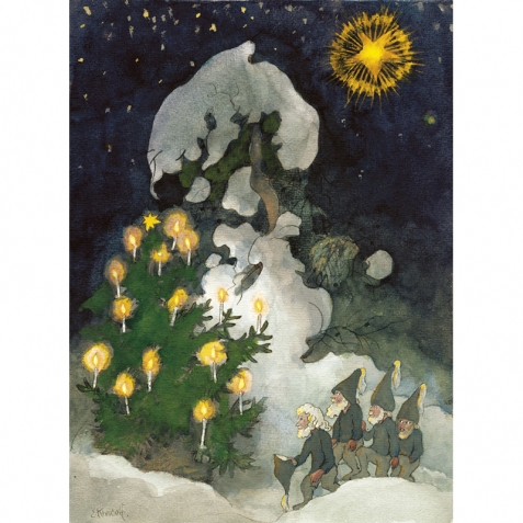 Calendario dell'Avvento Grande - L'albero di Natale di Ernst Kreidolf
