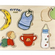 Puzzle a incastro - la pappa