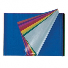 Carta oleata grande 50x70 cm - 11 colori assortiti
