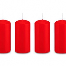 Candele rosse per corona dell'Avvento (80x40) - 4 candele