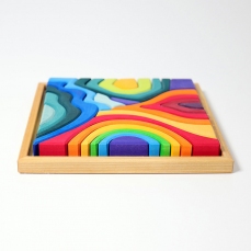 Set costruzioni 4 elementi - onde, terra, fuoco, arcobaleno -