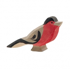 Uccellino in legno - Ciuffolotto