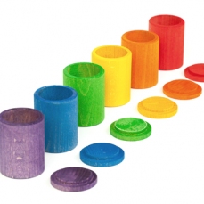 Scatoline dei segreti con i colori dell'arcobaleno - 6 pezzi