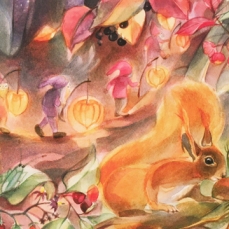 Cartolina: Lanternata dei nani