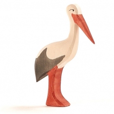 Cicogna in legno