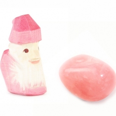 Nanetto dei minerali Rosa e pietra rosa