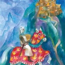 Cartolina: Il cavaliere