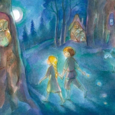 Cartolina: Fiaba Hansel e Gretel