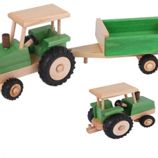 Trattore con traino-  grande
