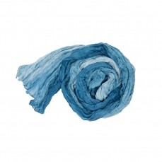 Velo in seta sfumato blu - grande  180x90cm