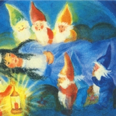 Cartolina: Biancaneve e i sette nani