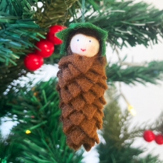 Bambino Pigna da appendere -  in feltro