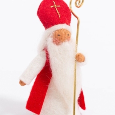 San Nicola con il bastone - in feltro