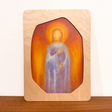 Cornice in legno per stampe A4 - intaglio squadrato