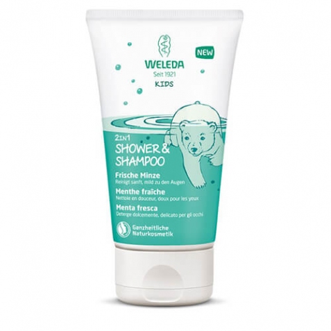 Doccia-Shampoo per Bambini alla menta fresca 